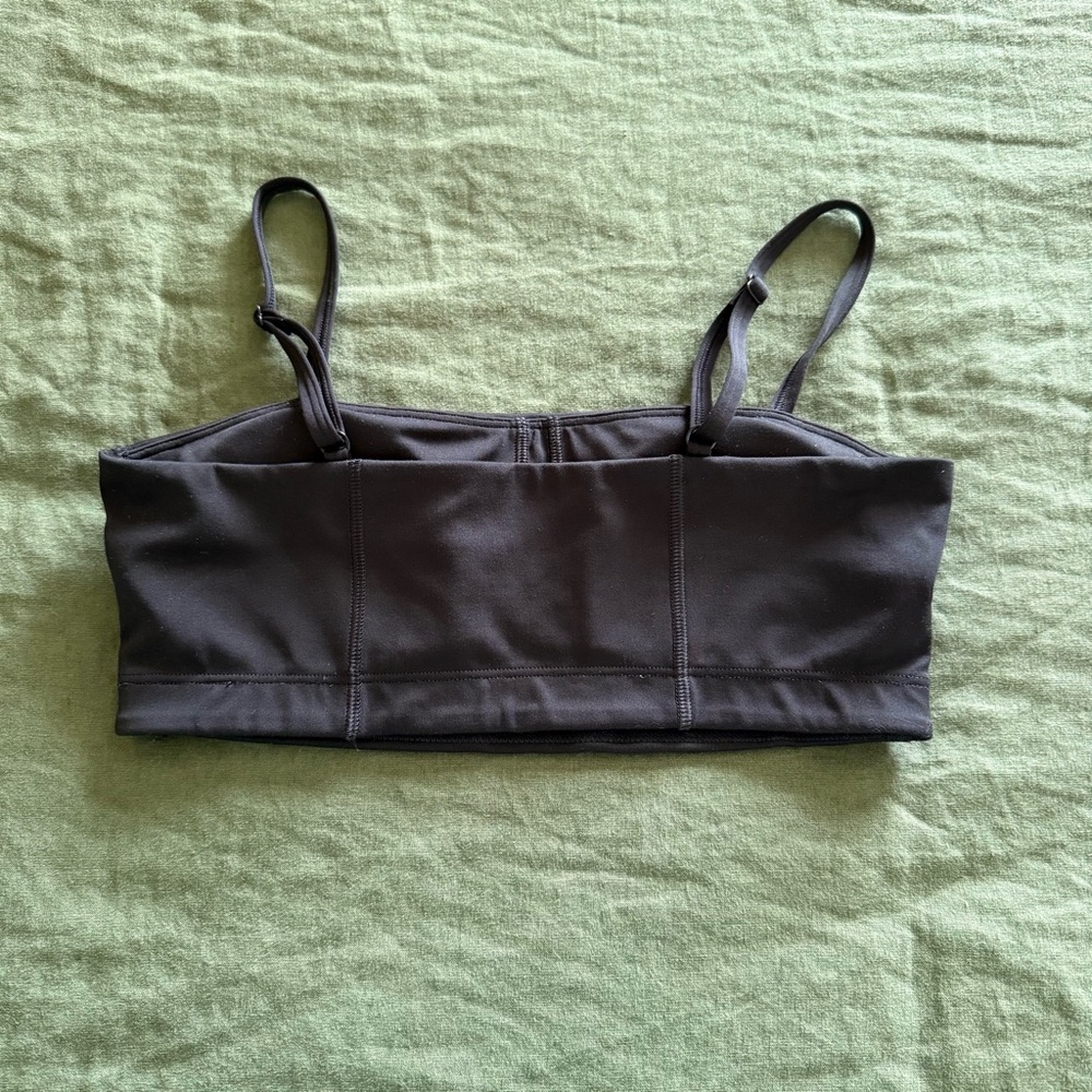 Gymshark bandeau sports bra black M - Picture 2 of 5